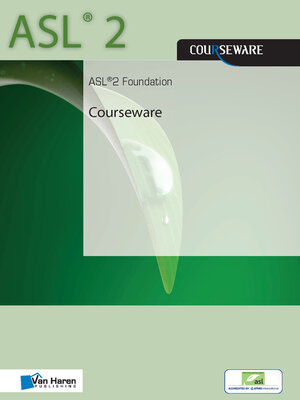 cover image of ASL&#174; 2 Foundation Courseware
